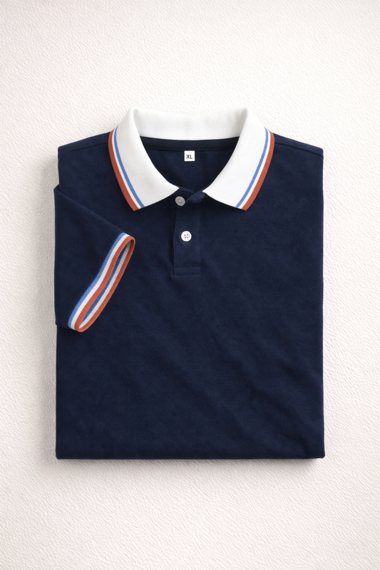 Signature Navy Polo Shirt