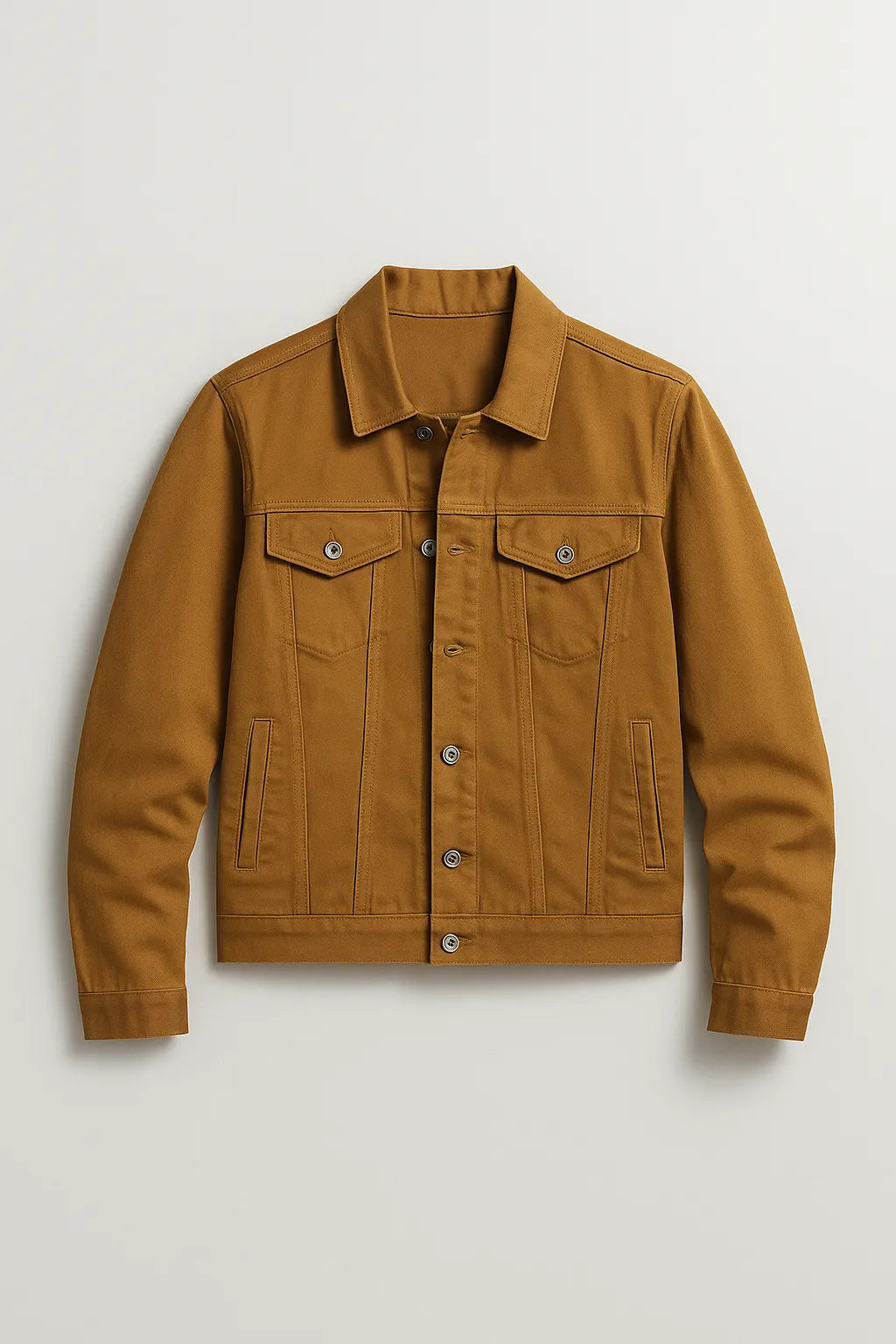 Brown Denim Jacket – Unisex stylish denim casual wear for men and women in Pakistan, premium outerwear.