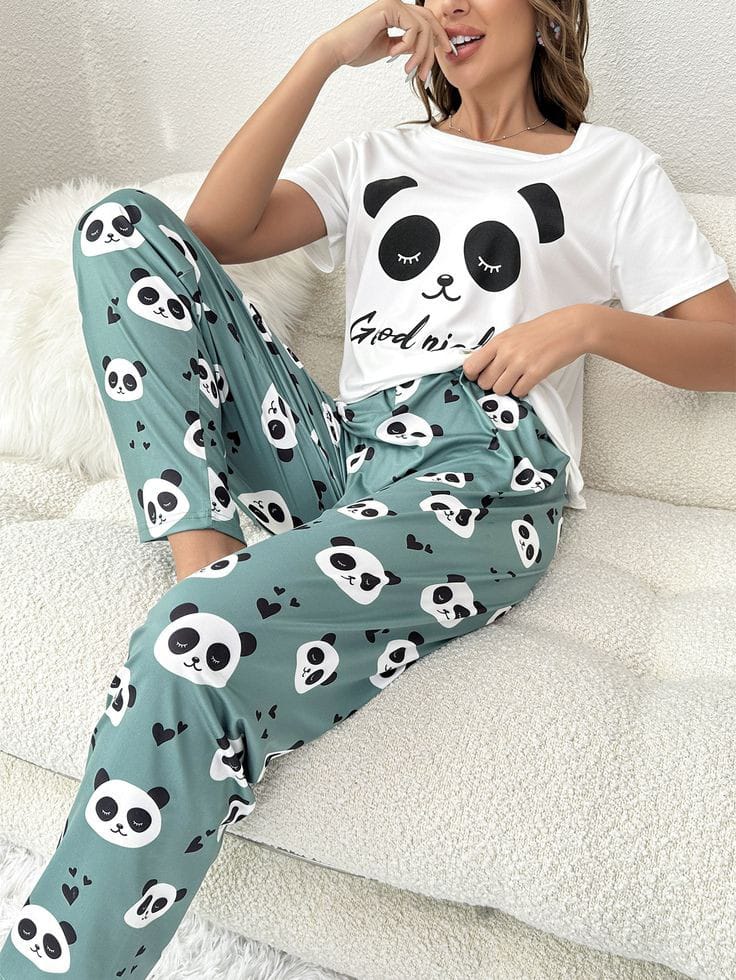 Panda night suit