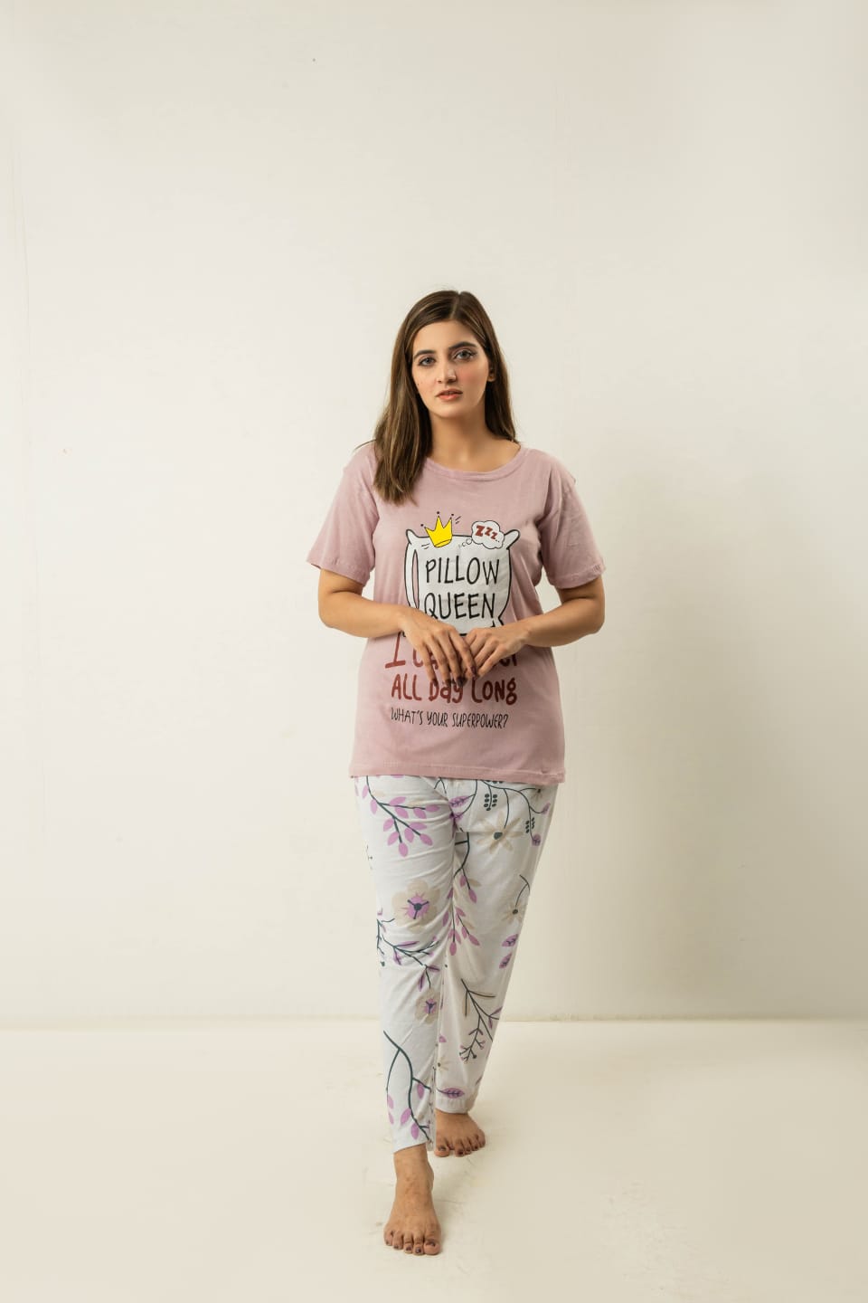 Pillow queen night suit
