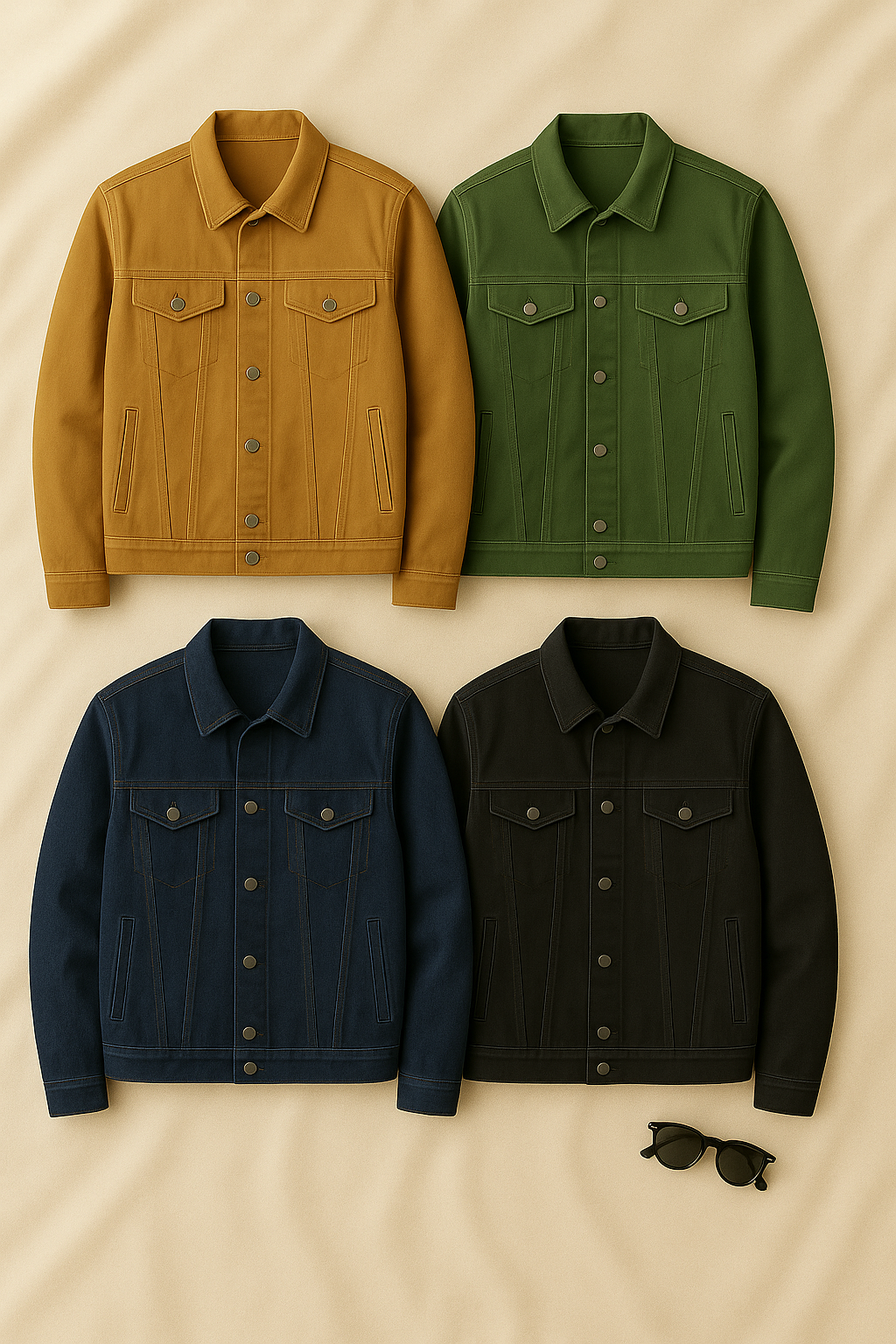 Denim jackets in Pakistan – men’s and women’s styles including black denim jacket, blue denim jacket, hooded denim jacket, acid wash denim jacket.