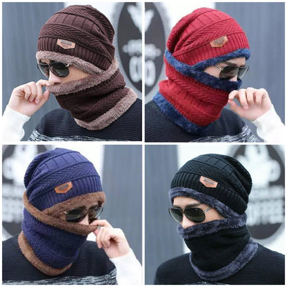 High Quality Winter neck muffler and cap  Random color