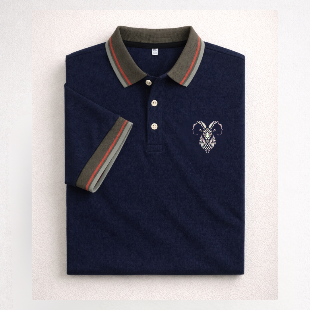Signature Navy Polo Shirt
