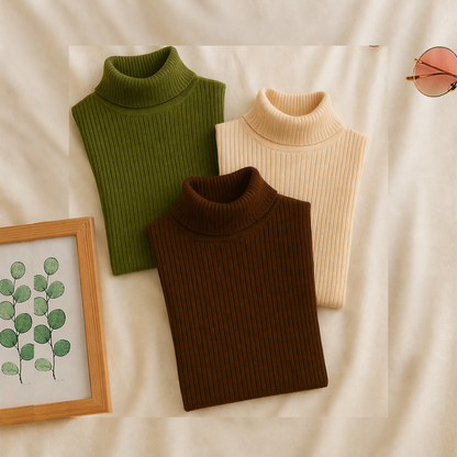 High Neck  Bundle of 3 – Turtleneck & Mock Neck Winter
