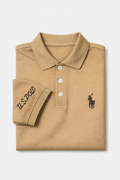 Camel embroidery  Polo Shirt