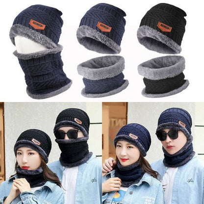 High Quality Winter neck muffler and cap  Random color