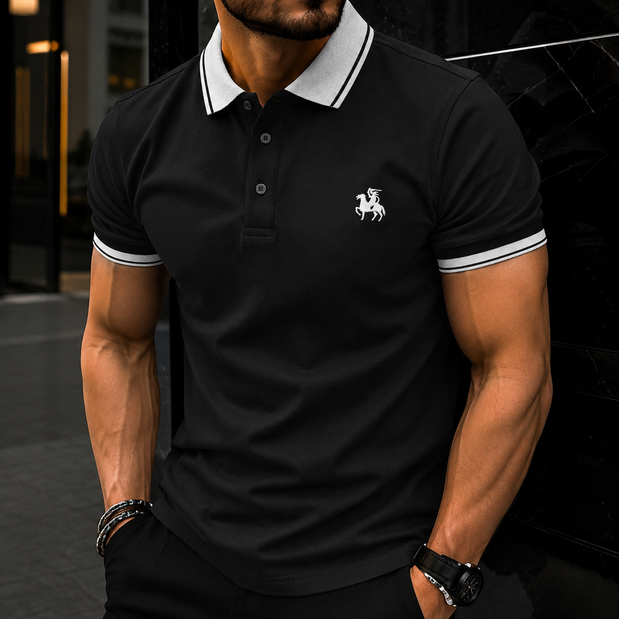 Black Horseman polo