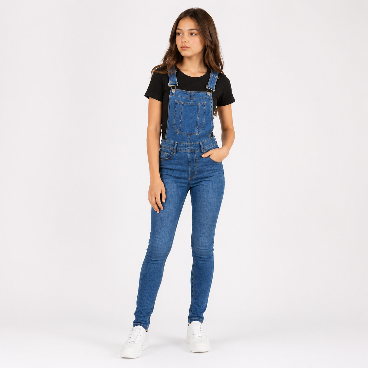 Denim romper