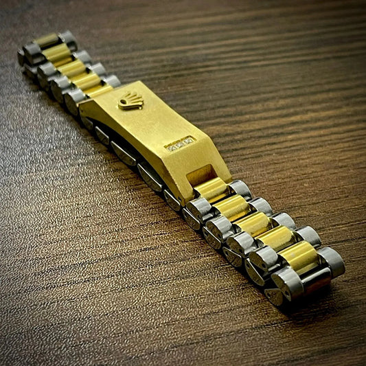 Golden and silver  bracelet for men
