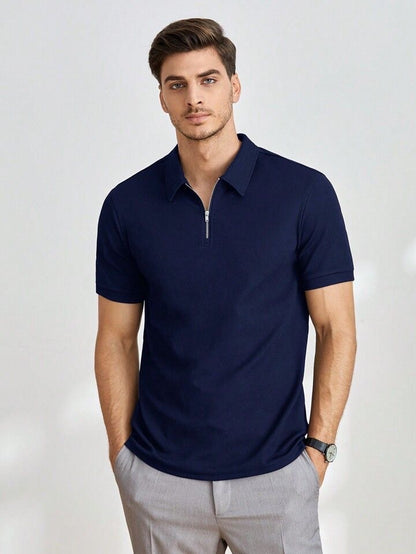 Zipper Polo shirt (Available in 5 colors)