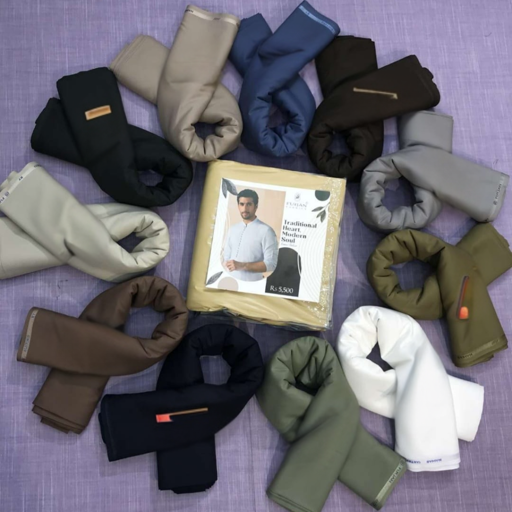 Ramzan Special Unstitched Men’s Suit – Perfect for Gifting & Charity (15 pcs set minimum, advance payment)