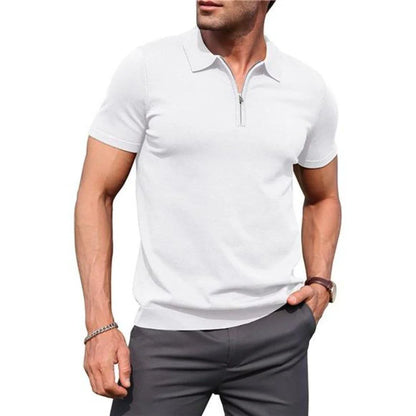 Zipper Polo shirt (Available in 5 colors)