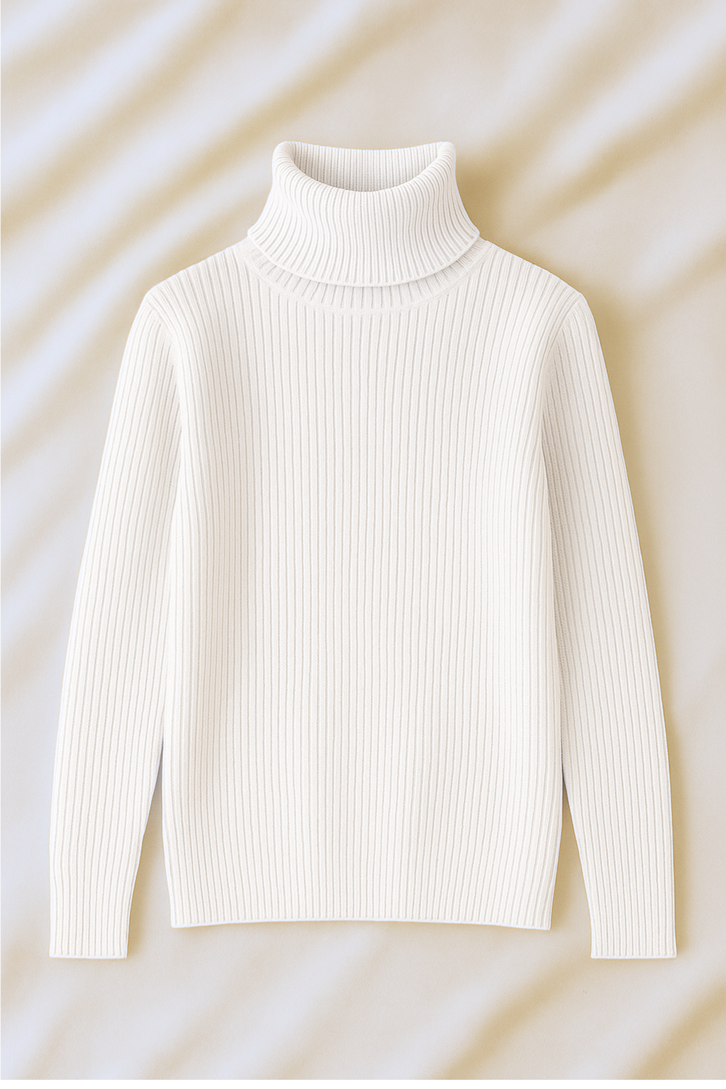 Classic White Turtleneck – Winter Wear Pakistan