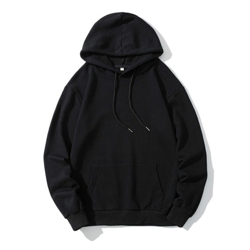 Black kangaroo hoodie