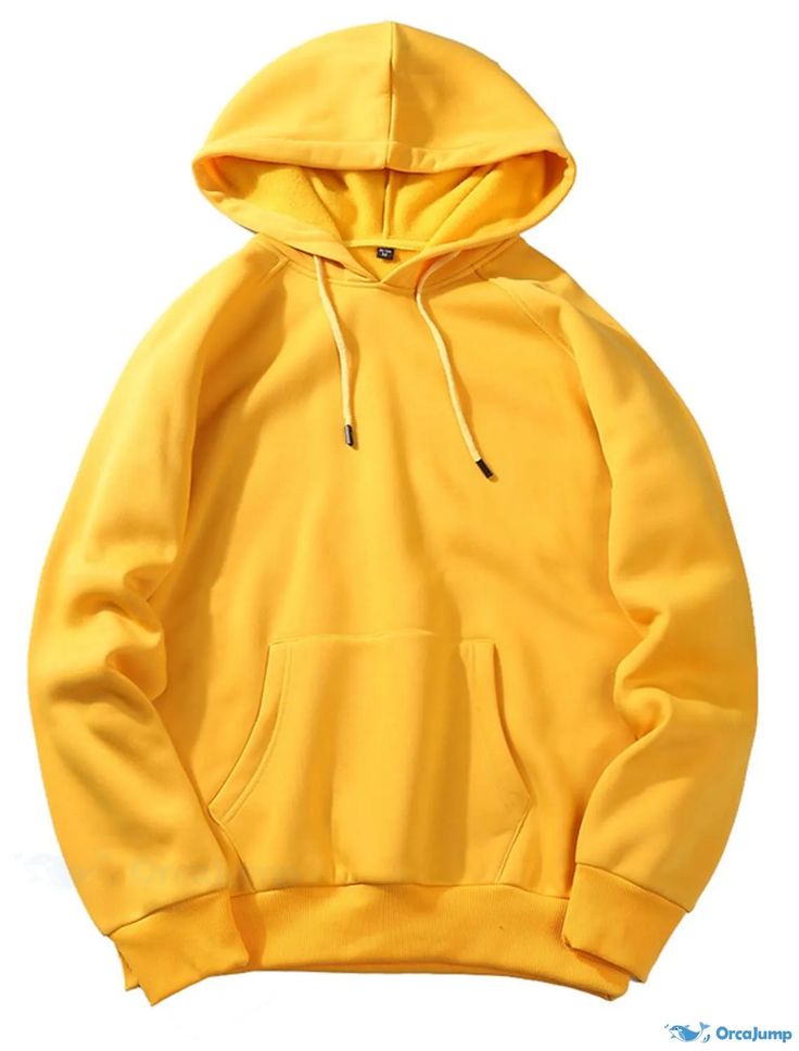 Yellow kangaroo hoodie