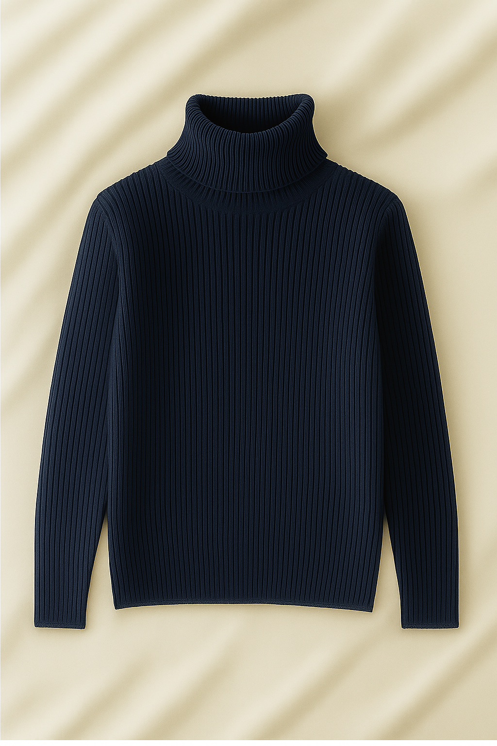Unisex Sky Blue High Neck Shirt – Casual Winter Outfit