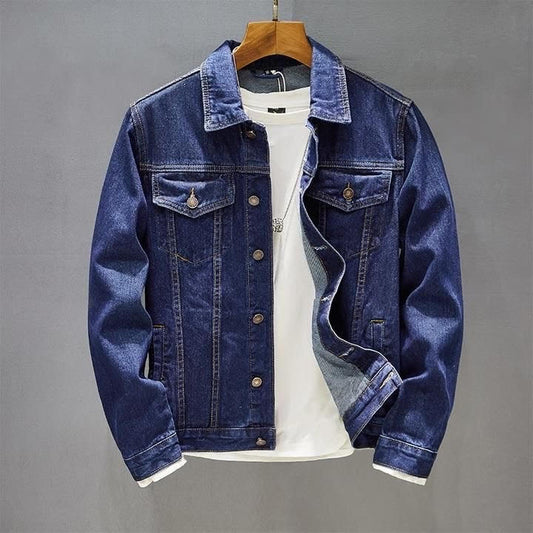 Dark blue denim jacket unisex